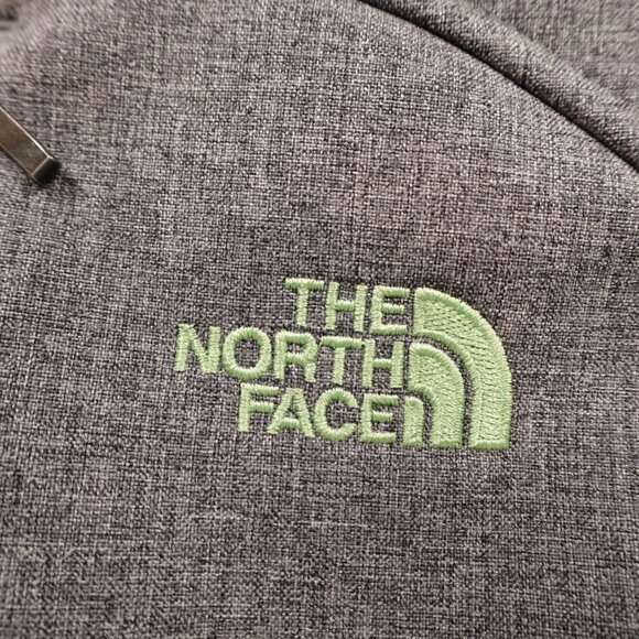 The North Face Apex Bionic Softshell Jacket Women’s Large Gray Heather Mint Zip - Picture 2 of 15